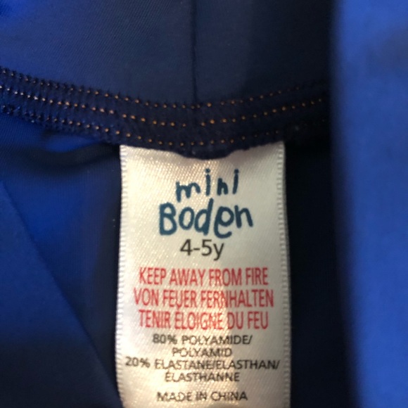 Mini Boden Swim Rashguard Size 4/5 - Picture 4 of 4